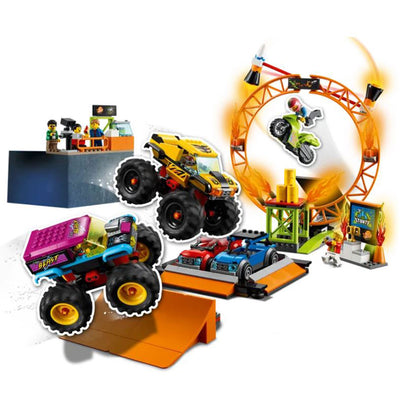 LEGO City Stunt Show Arena 668 Piece Block Building Set for Kids Ages 6 and Up