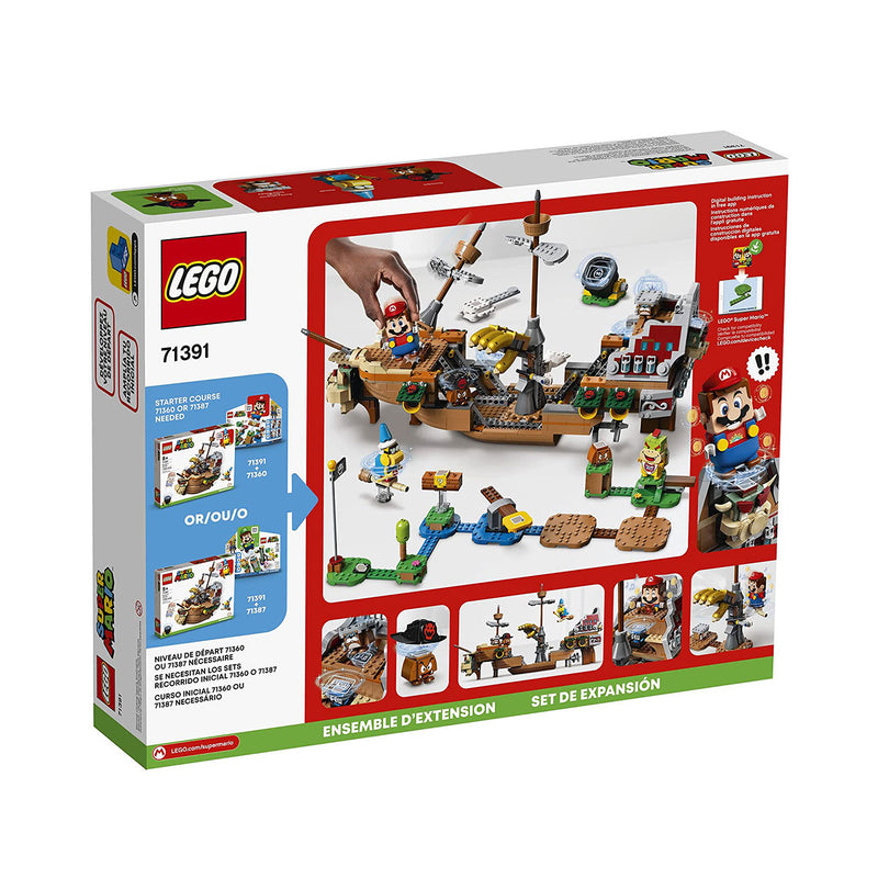 LEGO Super Mario Bowser’s Airship Expansion Set Building Toy for Kids Ages 8+