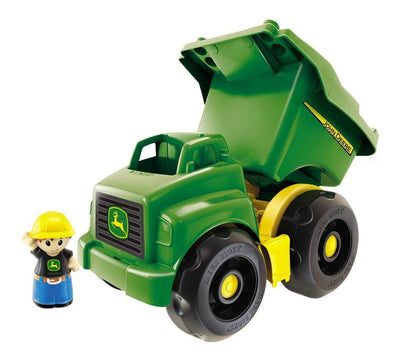 Mattel Mega Bloks John Deere Kids Play Dump Truck 20 Piece Set, Green | DBL30