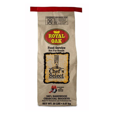 Royal Oak Chef's Select Premium Hardwood Charcoal Briquettes, 20 Pounds