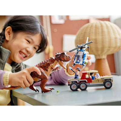 LEGO Jurassic World 76941 Carnotaurus Dinosaur Chase Building Kit (Open Box)