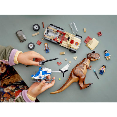 LEGO Jurassic World 76941 Carnotaurus Dinosaur Chase Building Kit (Open Box)