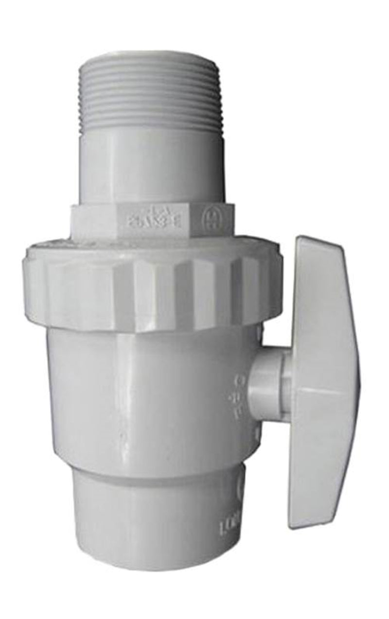 Hayward SP0723 Trimline 2-Way Ball Valve 1-1/2" FIP Pipe and 1-1/2" MIP ABS - VMInnovations
