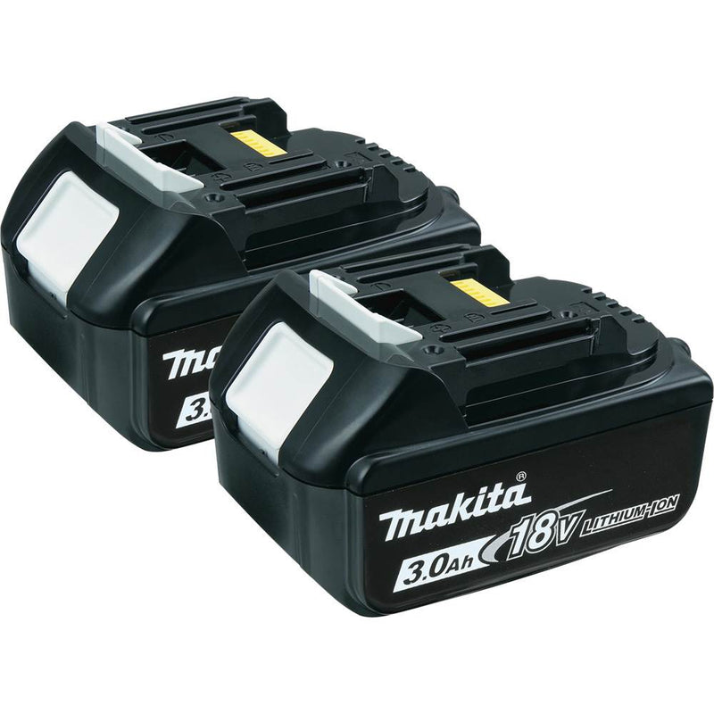 Makita Tools OEM BL1830 18V LXT Lithium-Ion 3.0Ah Battery Pair w/ 18V Charger