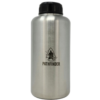 Self Reliance Outfitters Pathfinder Stainless Steel Wide Mouth Bottle, 64 Ounce