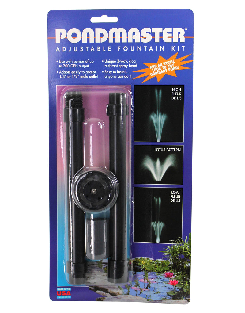 (2) Pondmaster Multi-Tier Adjustable Water Pattern Pond Fountain Heads | 02077