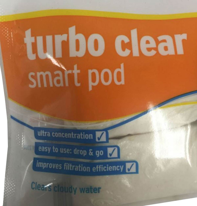 4) Zodiac Swimming Pool Turbo Clear Smart Pods Water Clarifier Packs | 1160104
