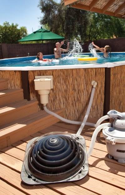 2) GAME SolarPRO Contour Dome Pool Solar Heater Heating Coils with Bypass Kit