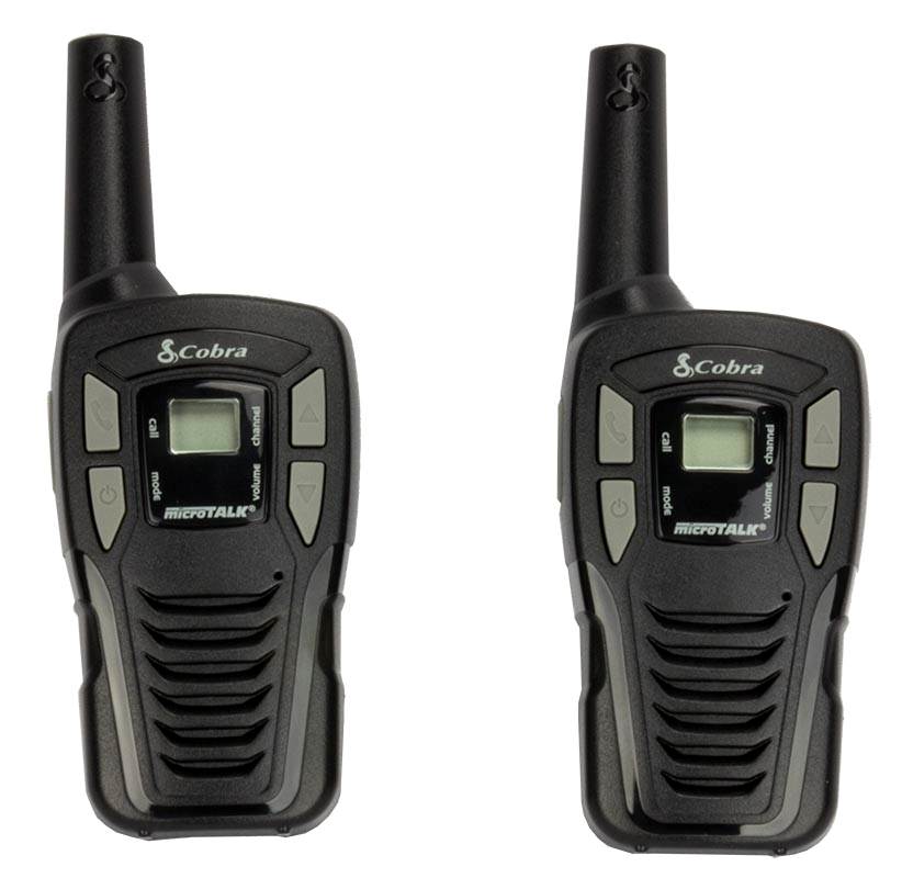 Pair of Cobra CX112 16 Mile 22ch FRS/GMRS Walkie Talkie 2-Way Radios - Open Box - VMInnovations