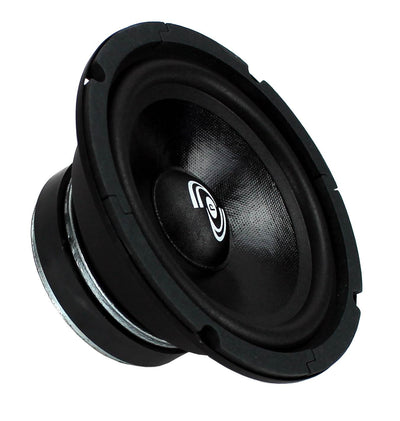 4) Pyle Pro 8 Inch 360 Watt 8-Ohm Black Driver Mid Range Audio Speakers | PDMR8