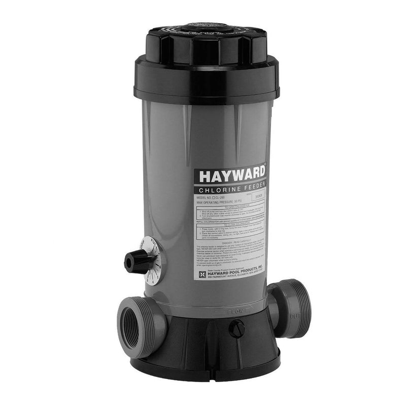 Hayward CL2002S Auto Swimming Pool In-Line Chemical Feeder (Open Box)