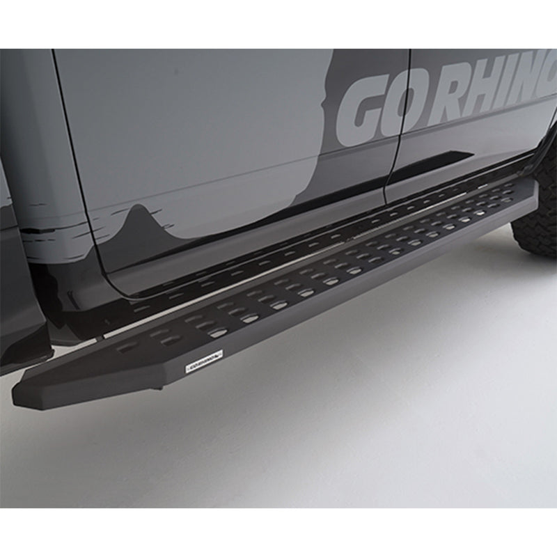 Go Rhino RB20 Steel Running Boards for 2007-19 Toyota Tundra CrewMax Cab Pickup