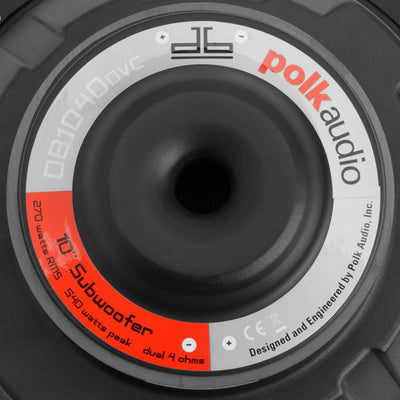 Polk 10" Dual Voice Coil 540W Car/Marine Subwoofer (Certified Refurbished) - VMInnovations