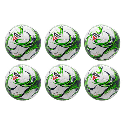 Open Goaaal FNINE Energos Soccer Ball for Indoor Outdoor Play, Size 5 (6 Pack)