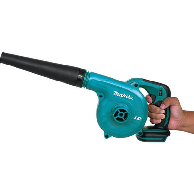 Makita Cordless Blower + Lithium-Ion 3.0 Ah Battery (2 Pack) + Dual-Port Charger