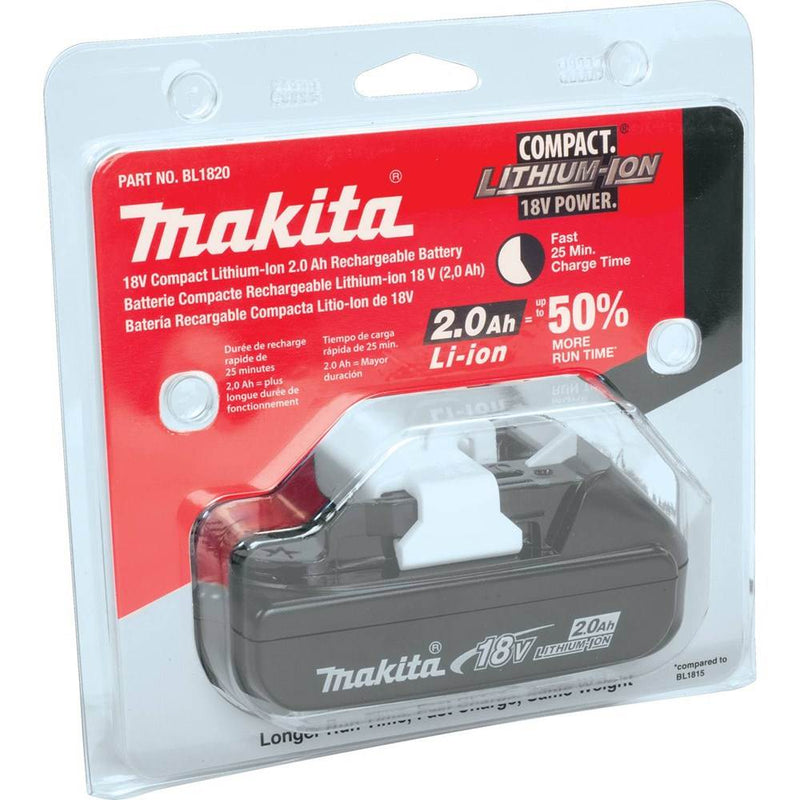 Makita Cordless 4.5" Cutoff Angle Grinder + 18V LXT Lithium-Ion 2.0Ah Battery