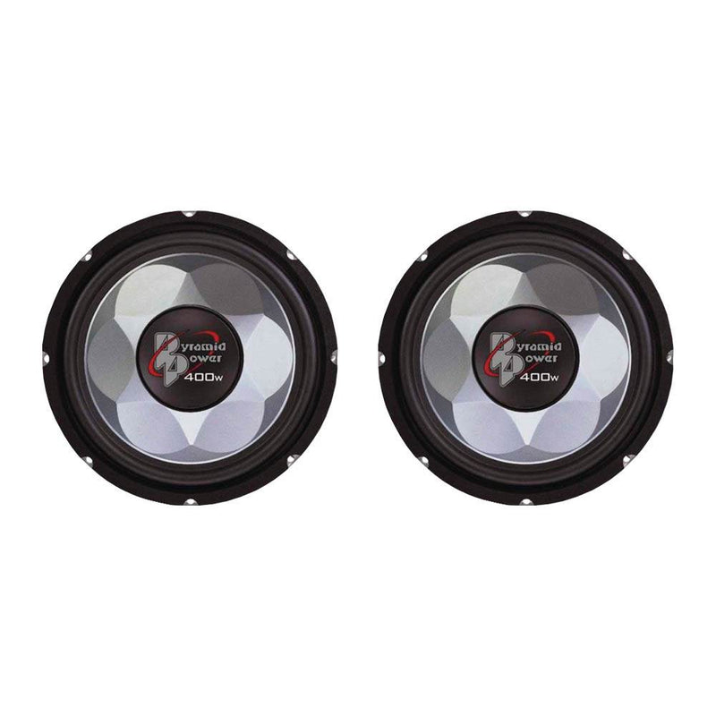 Pyramid 12 Inch Power Series Single 700W Car Audio Subwoofer, 2 Pack | PW1277X