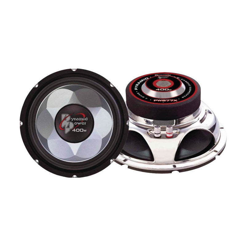 Pyramid 12 Inch Power Series Single 700W Car Audio Subwoofer, 2 Pack | PW1277X