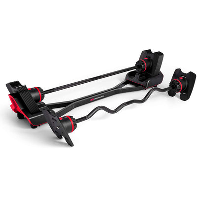 Bowflex SelectTech 2080 Adjustable Full Body Strength System Barbell w/ Curl Bar