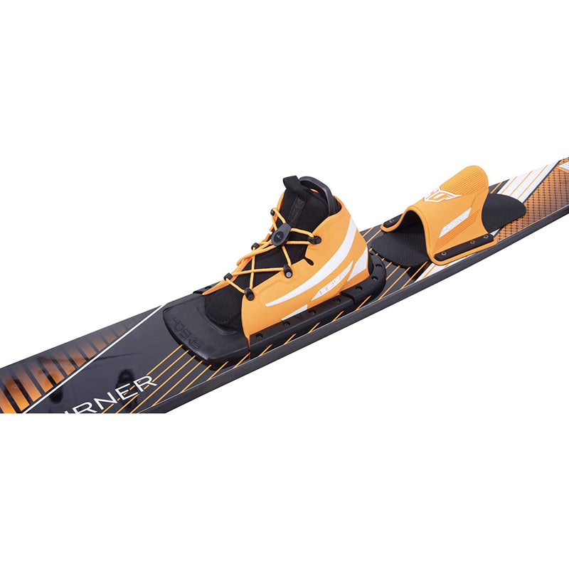 HO Skis Blast 67-Inch Waterskiing Combo Skis with Trainer Bar Bindings, Yellow