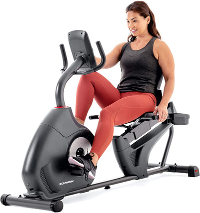 Schwinn Fitness 230 Recumbent Cardio Home Workout Trainer Exercise Bike, Black