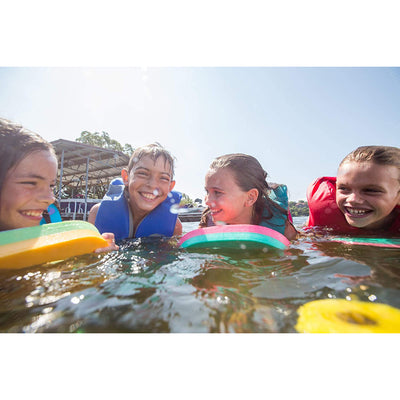 Floatation iQ Swimming Pool Training Foam Exercise Kickboard, Pineapple Delight
