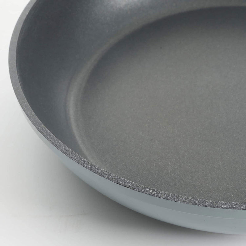 Oster 12 Piece Aluminum Non Stick Home Frying Pot & Pan Cookware Set, Dusty Blue
