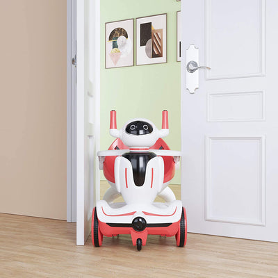 TOBBI Kids Electric Ride On Robot Buggy Toy Car with Remote, Red (For Parts) - VMInnovations
