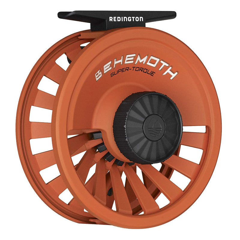 Redington Behemoth 5/6 Spool Carbon Fiber Fly Fishing Reel, Orange (Used)