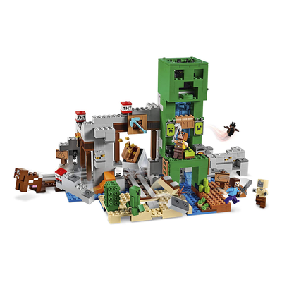 LEGO Minecraft 21155 The Creeper Mine Building Set for Kids 8 & Up (834 Pieces)