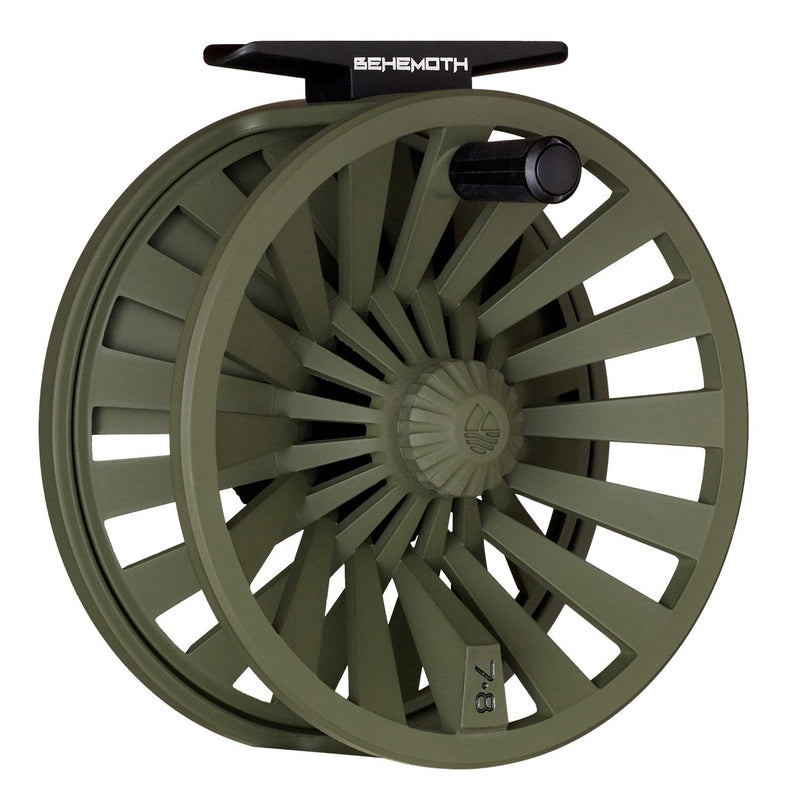 Redington Behemoth 5/6 Spool Heavy-Duty Carbon Fiber Fly Fishing Reel, OD Green