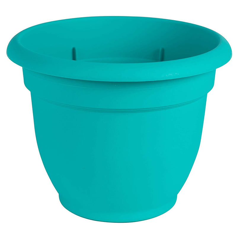 Bloem Ariana 12 Inch Self-Watering Plastic Flowerpot Planter (2 Pack)