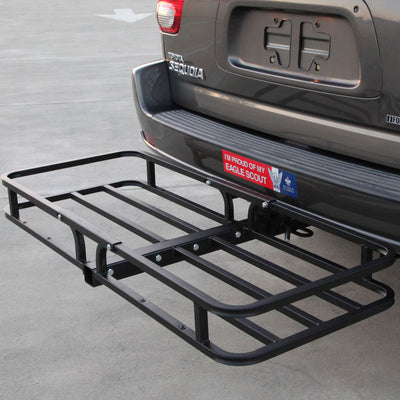CargoLoc 32534 2 in 1 Convertible Hitch Mount and Roof Top Cargo Carrier Basket