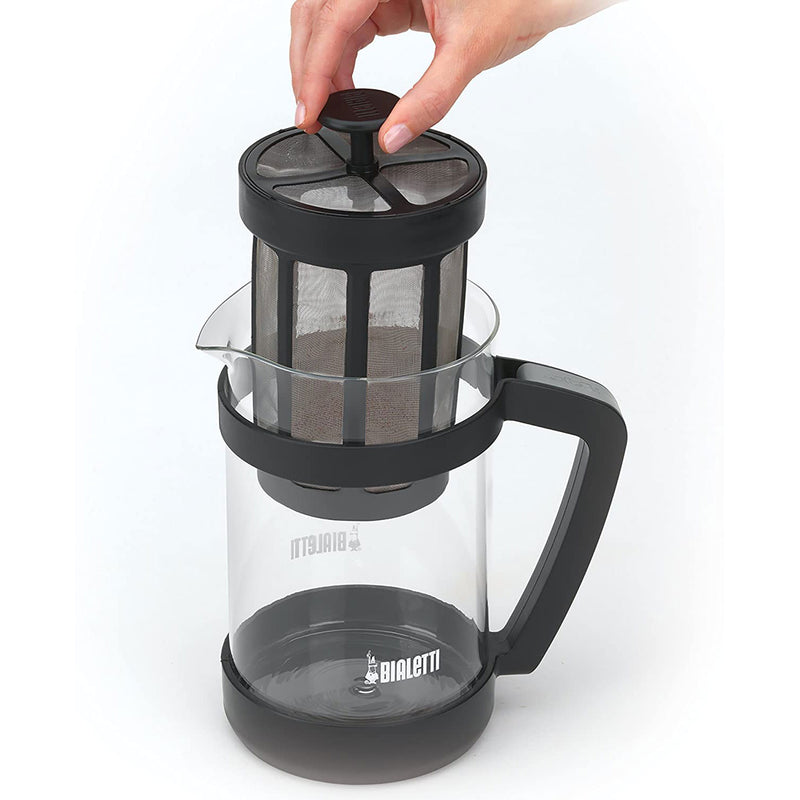 Bialetti 6765 24 Ounce Cold Brew Coffee Maker with Glass Carafe and Mesh Filter