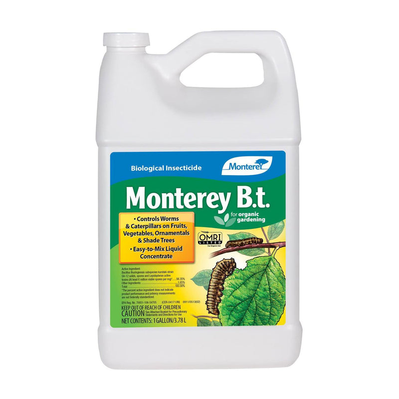 Monterey Lawn and Garden B.T. Biological Insecticide for Worm and Caterpillars