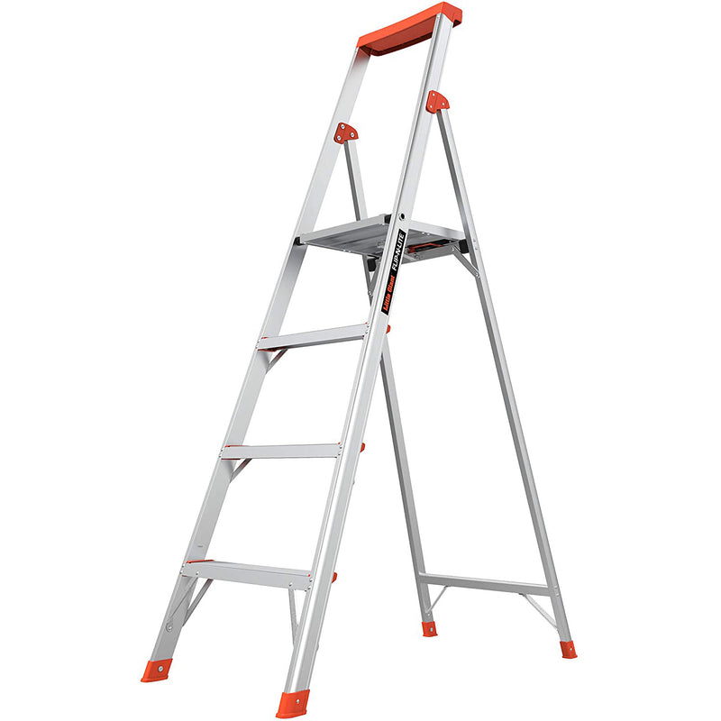 Little Giant Ladder Systems Flip N Lite 300 Pound Capacity Aluminum Stepladder