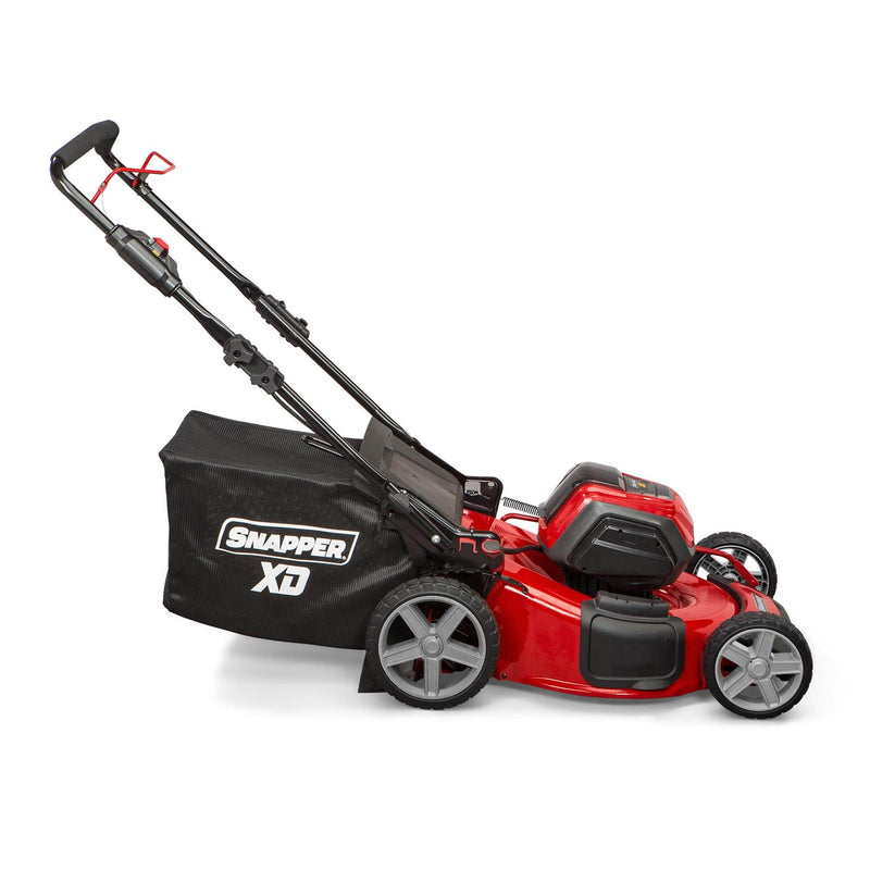 Snapper 1696777 XD 82 Volt 21 Inch Electric Cordless Walk Behind Lawn Mower, Red
