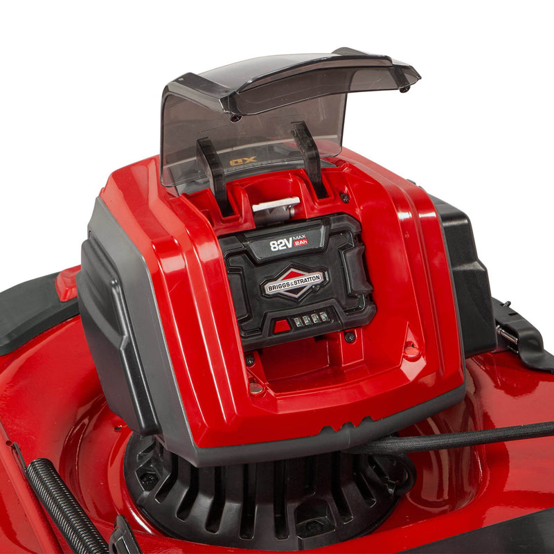 Snapper 1696777 XD 82 Volt 21 Inch Electric Cordless Walk Behind Lawn Mower, Red