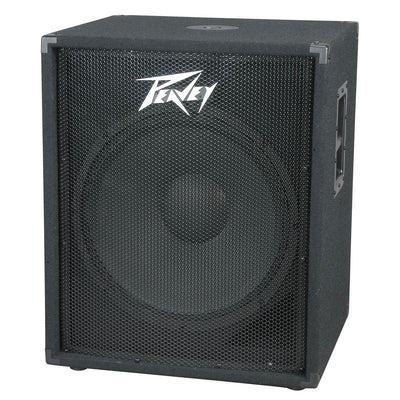 Peavey 18 Inch Compact Vented 400W Pro Subwoofer + Pyle 58-Inch Speaker Pole