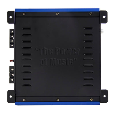 Crunch PowerDriveX 1000 Watt 2 Channel Blue A/B Car Stereo Amplifier (Open Box)