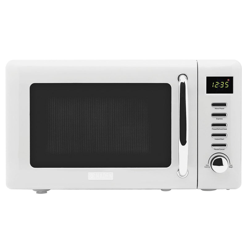 Haden Heritage Vintage 0.7 Cubic Foot 700 Watt Microwave Oven, Ivory (For Parts)
