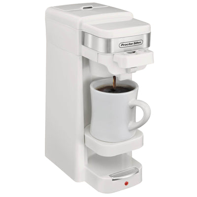 Proctor Silex Single Serve Coffee Maker + 2-Slice Non-Stick Belgian Waffle Maker