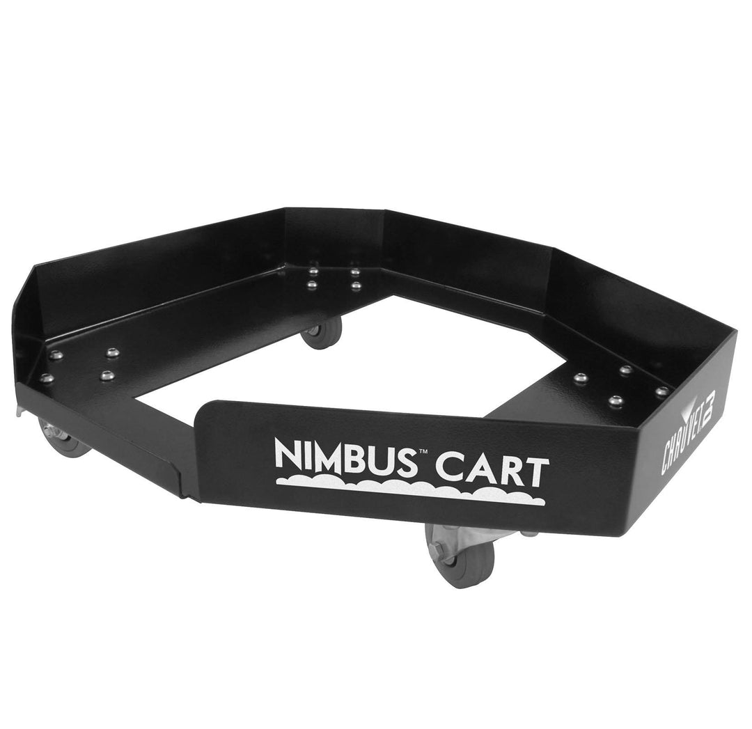 Chauvet DJ Nimbus Dry Ice Low-Lying Fog Smoke Machine Cart with 4 Caster Wheels - VMInnovations