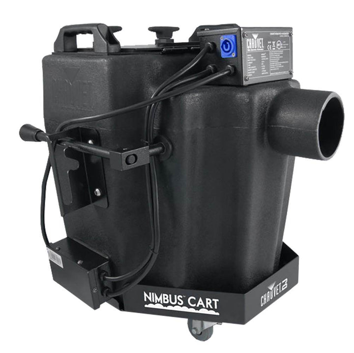 Chauvet DJ Nimbus Dry Ice Low-Lying Fog Smoke Machine Cart with 4 Caster Wheels - VMInnovations