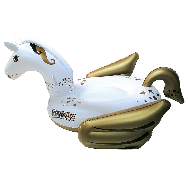 Swimline 90707 Giant Pegasus Inflatable Ride On Swimming Pool Float Lounger