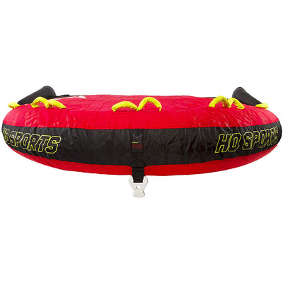 Mavericks 76627030-HO 4 Person Towable Inflatable D Shaped Nylon Softshell Tube