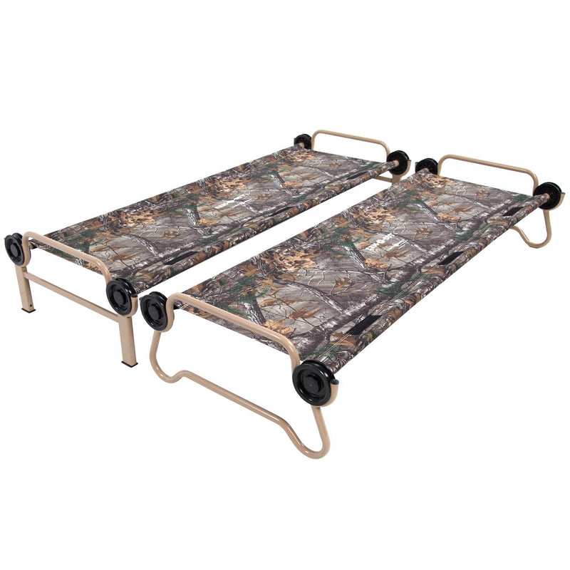 Disc-O-Bed Large Cam-O-Bunk Real Tree Double Cot with Organizers (For Parts)