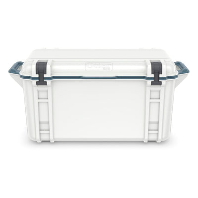 OtterBox Venture Heavy Duty Outdoor Camping Fishing Cooler 65-Quarts, White/Blue
