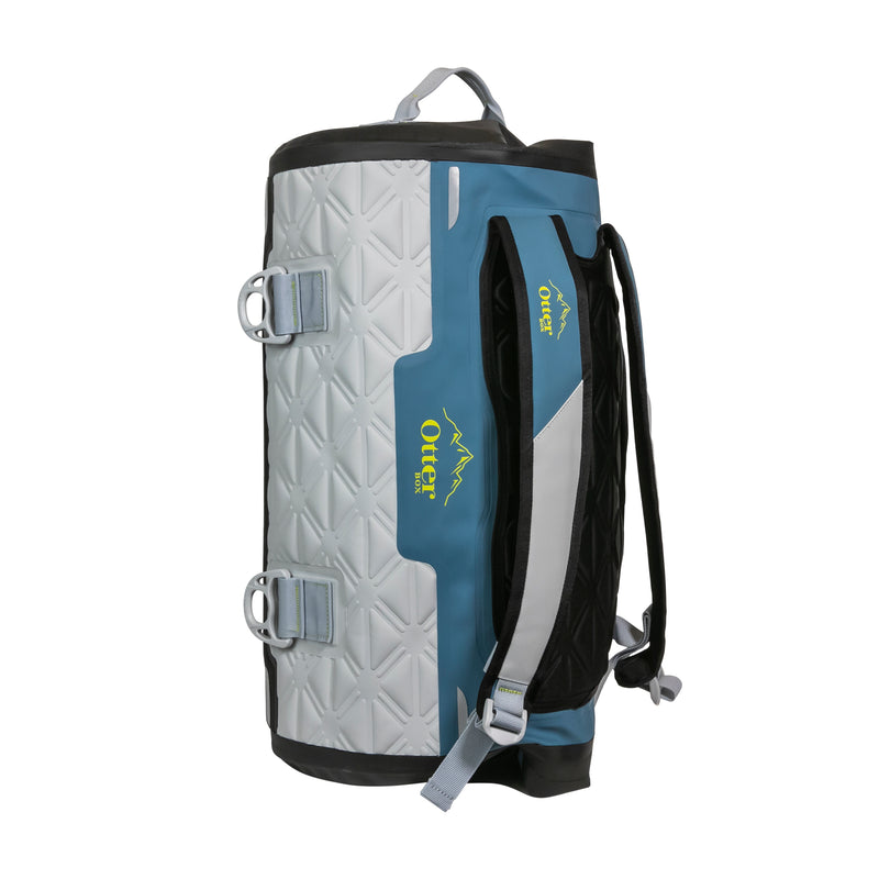Yampa 35 Liter Dry Duffle Waterproof Backpack Bag, Hazy Harbor Gray and Blue