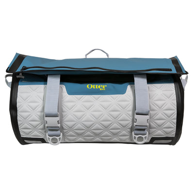 Yampa 105 Liter Dry Duffle Waterproof Backpack Bag, Hazy Harbor Gray and Blue